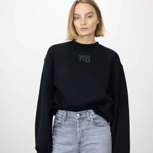 Alexander Wang Essential Terry Crew Sweatshirt